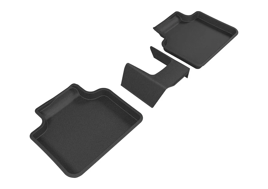 3D MAXpider Kagu 2nd Row Floormats For 16-20 BMW X1 / X2 F48 / F39 - Black